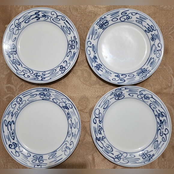 Vintage Chinese Double Happiness 12-pc Entrée & Sauce Plates Rice & Soup Bowls - Picture 2 of 7